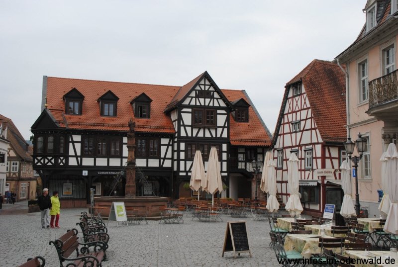 Michelstadt im Odenwald Rathausplatz